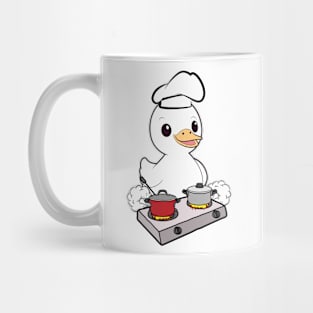 Funny duck is a chef Mug